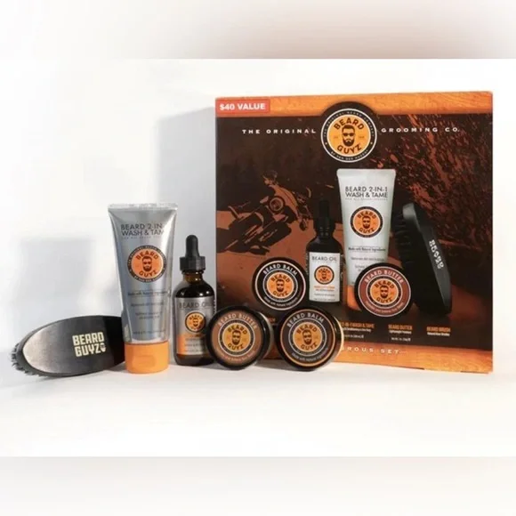 NIB Beard Guys Grooming Kit - Picture 2 of 4